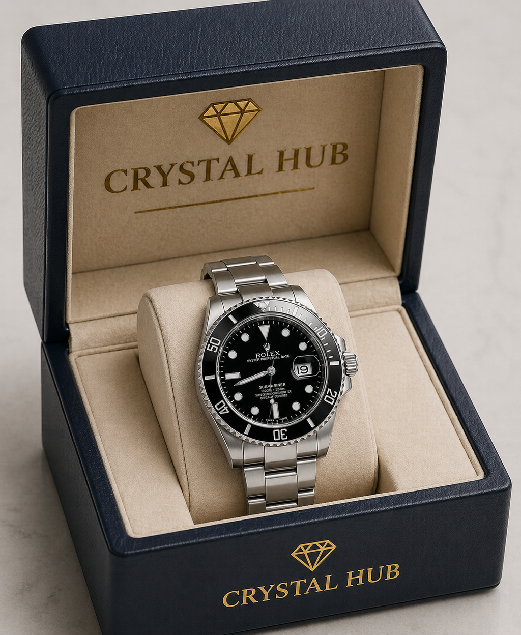 Royal Black Diver DateMaster