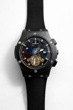 Hublot Classic Fusion–Style Automatic Open Heart.