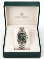 Rolex Date 26 Blue Dial Domed Bezel Steel Ladies Watch