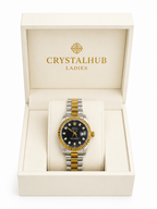 Rolex Date 26 Blue Dial Domed Bezel Steel Ladies Watch
