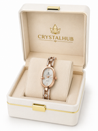octagonal-cased women's fashion wristwatch