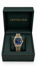 Diamond Watch Rolex Datejust 41mm Blue Mother of Pearl Dial for Men.