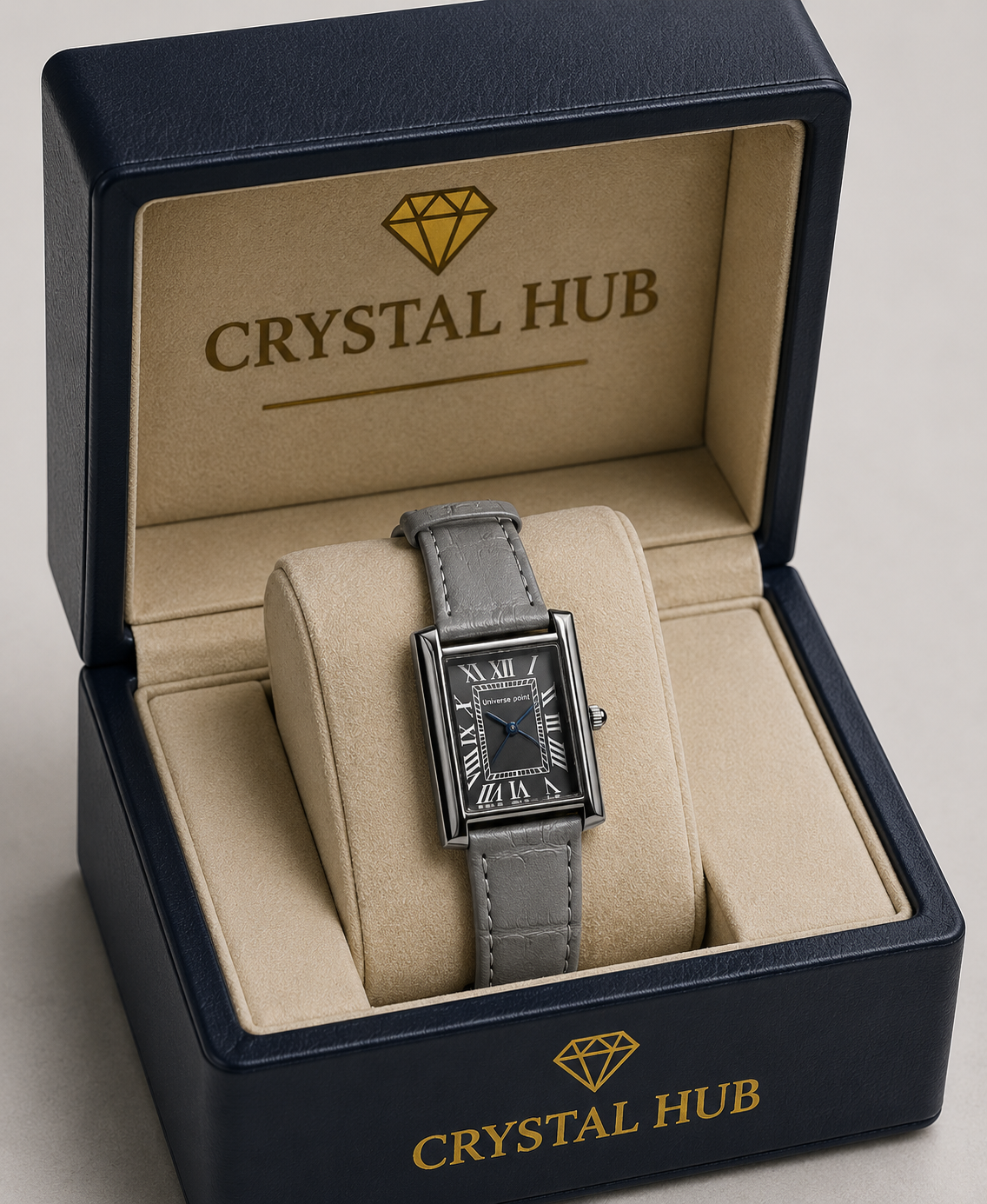 Emerald Luxe Rectangular Watch