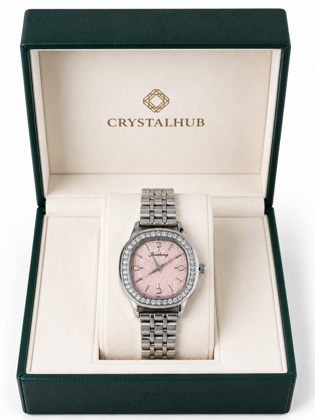 Jiazhong Pink Dial Ladies Watch